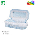 JS-BN122 luxury cloth covered infant caskets supplier